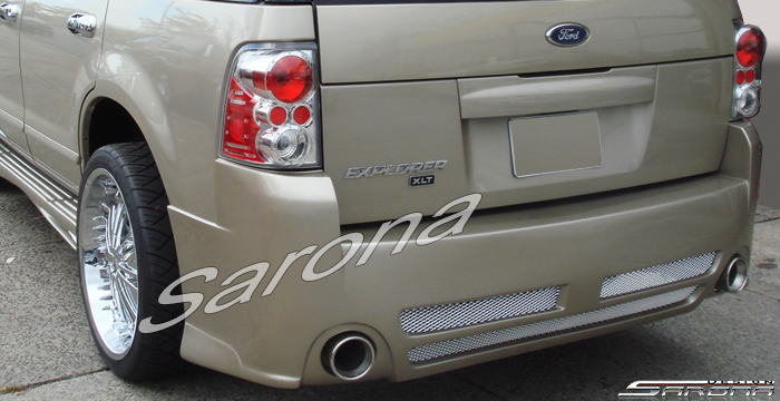 Custom Ford Explorer  SUV/SAV/Crossover Rear Bumper (2002 - 2005) - $590.00 (Part #FD-004-RB)